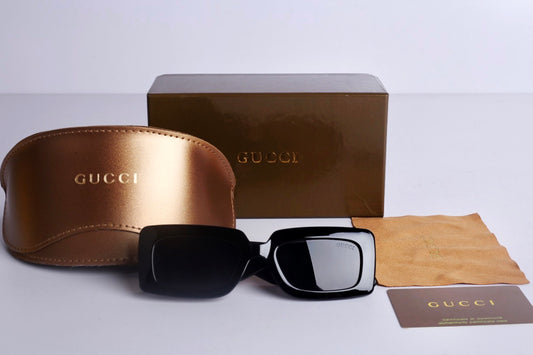 Gucci Matelasse 90s Rectangular Sunglasses