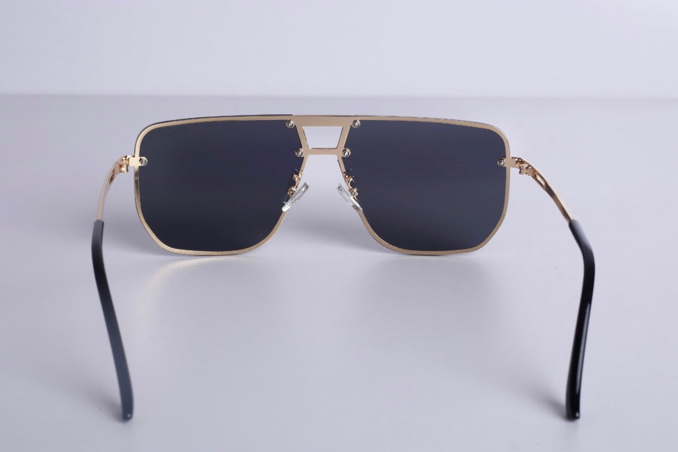 Gucci Matelasse 90s Rectangular Sunglasses